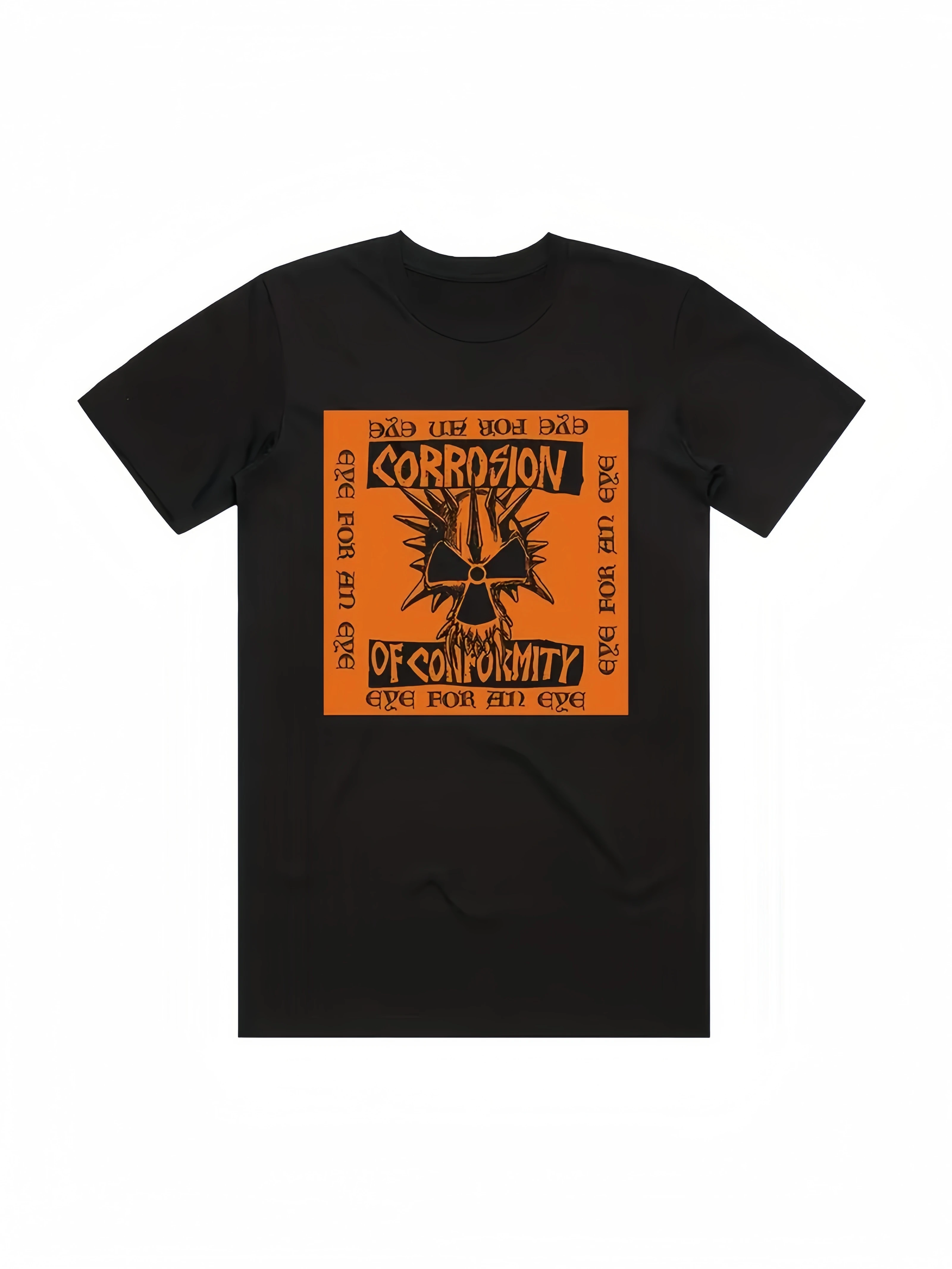 Camiseta de la banda de los años 80 Camiseta de corrosión de la conformidad Camiseta de COC Camiseta de Reed Mullin Eye for an Eye Camisetas de manga corta de moda