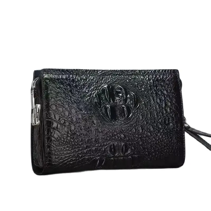 Portefeuille en peau de crocodile pour homme, porte-cartes de crédit, porte-cartes bancaires, sac à main, PDD001, 2024