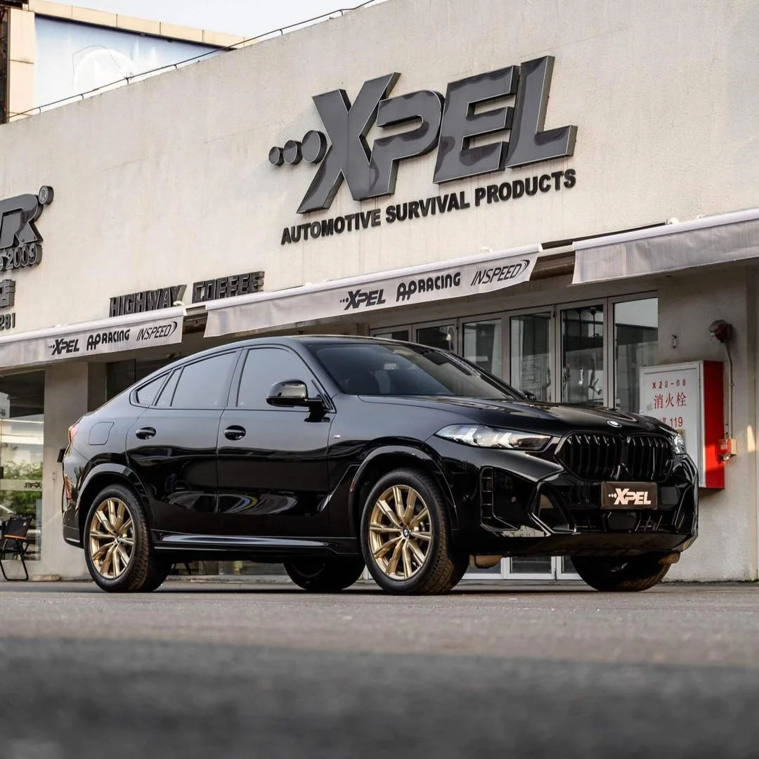 

XPEL глянцевая черная защитная пленка XPEL PPF, натуральная американская защитная пленка для краски, гарантия 10 лет