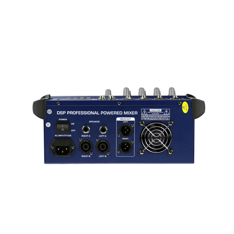 YYHC-Professional  Mini 4 Channel Soundcard Sound Cards & Mixers Audio Mixer For Stage