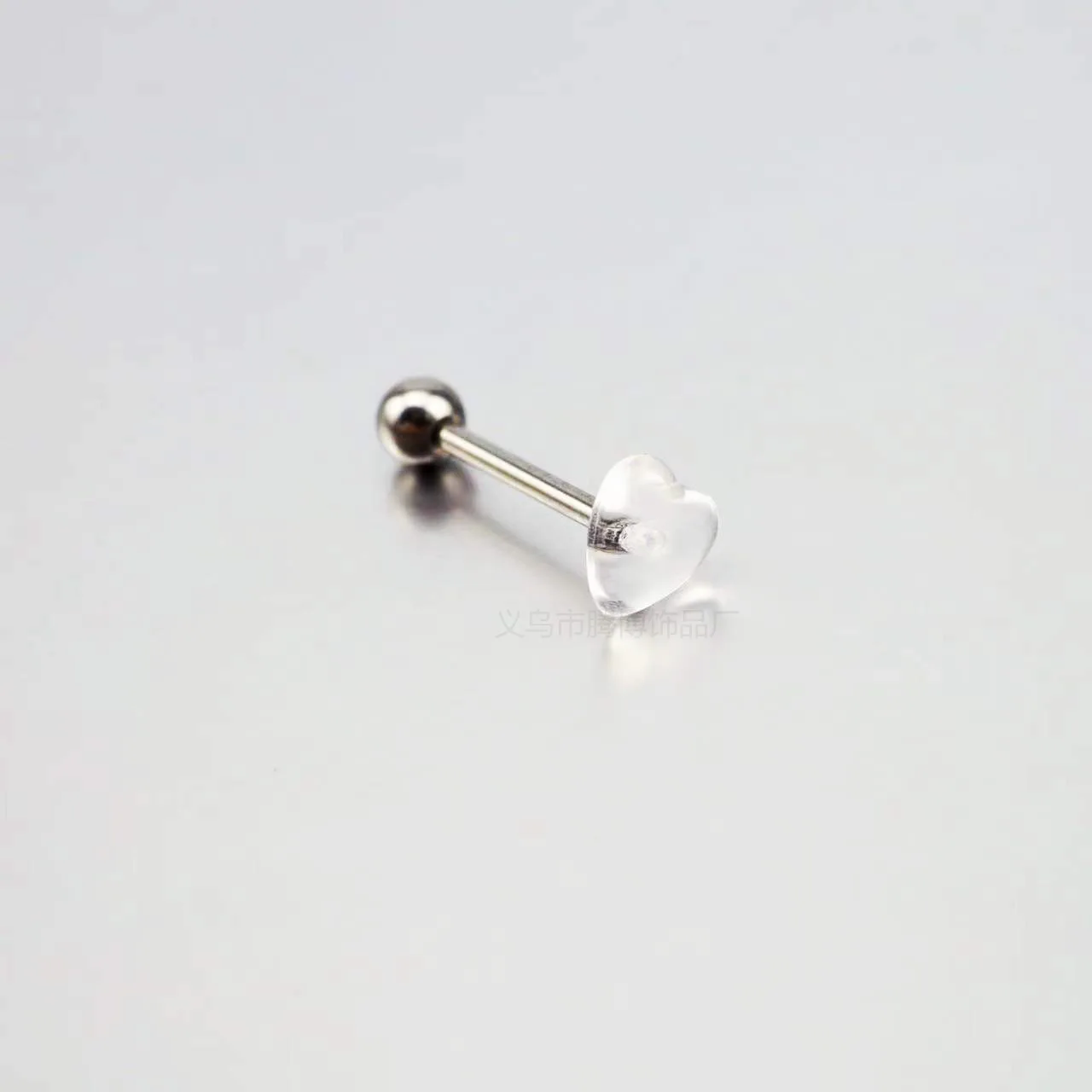 300pcs/lot New Stainless Steel Inner Tooth Gradient Color Horseshoe Ring Illusion Glitter Septal Lip Ring Earrings