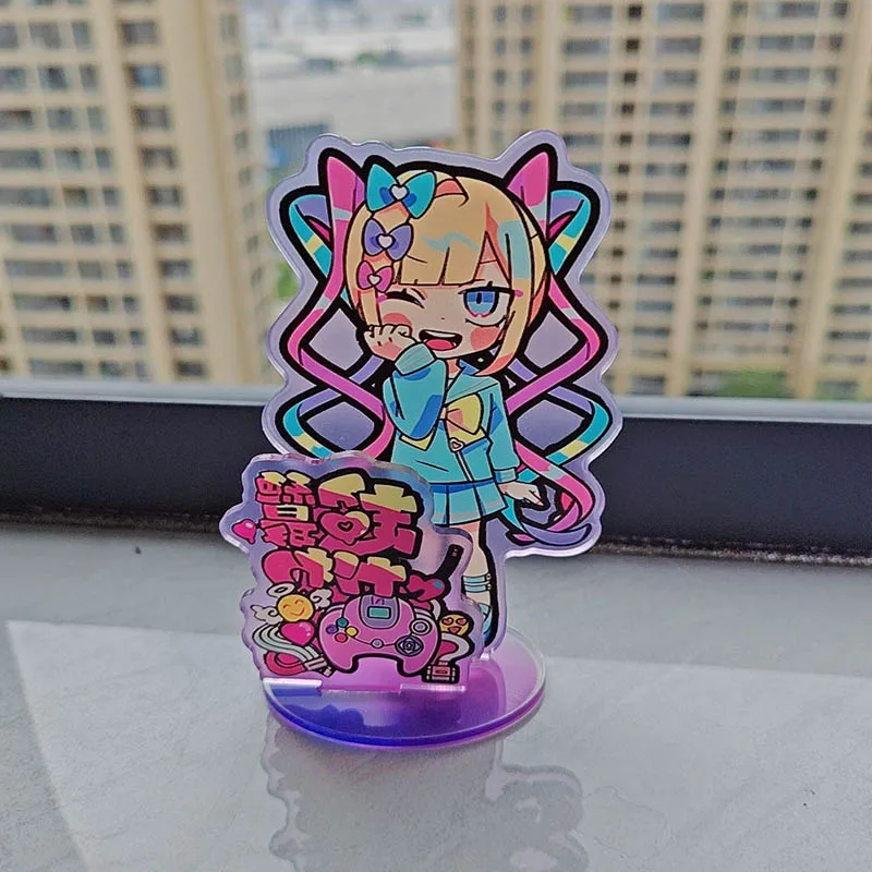 게임 NEEDY GIRL OVERDOSE 레인 아메 칸게 코스프레 피규어 스탠드 귀여운 아크릴 스탠딩 플레이트 장식 소품