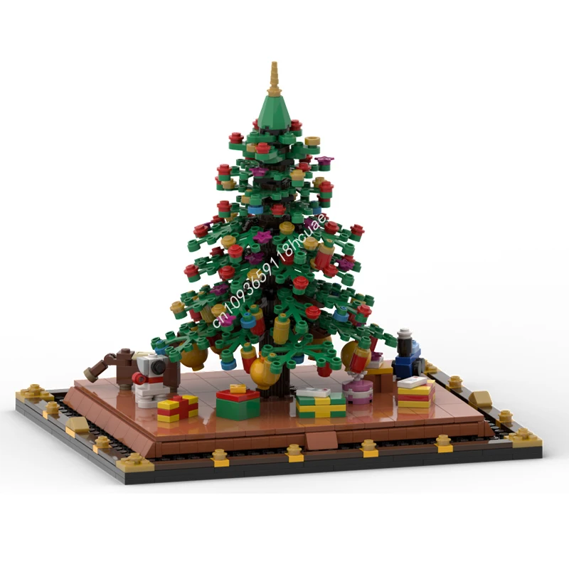 

630pcs MOC Christmas Tree Building Blocks Plastic Christmas toy Gift Educational Creative STEM STEAM Learning