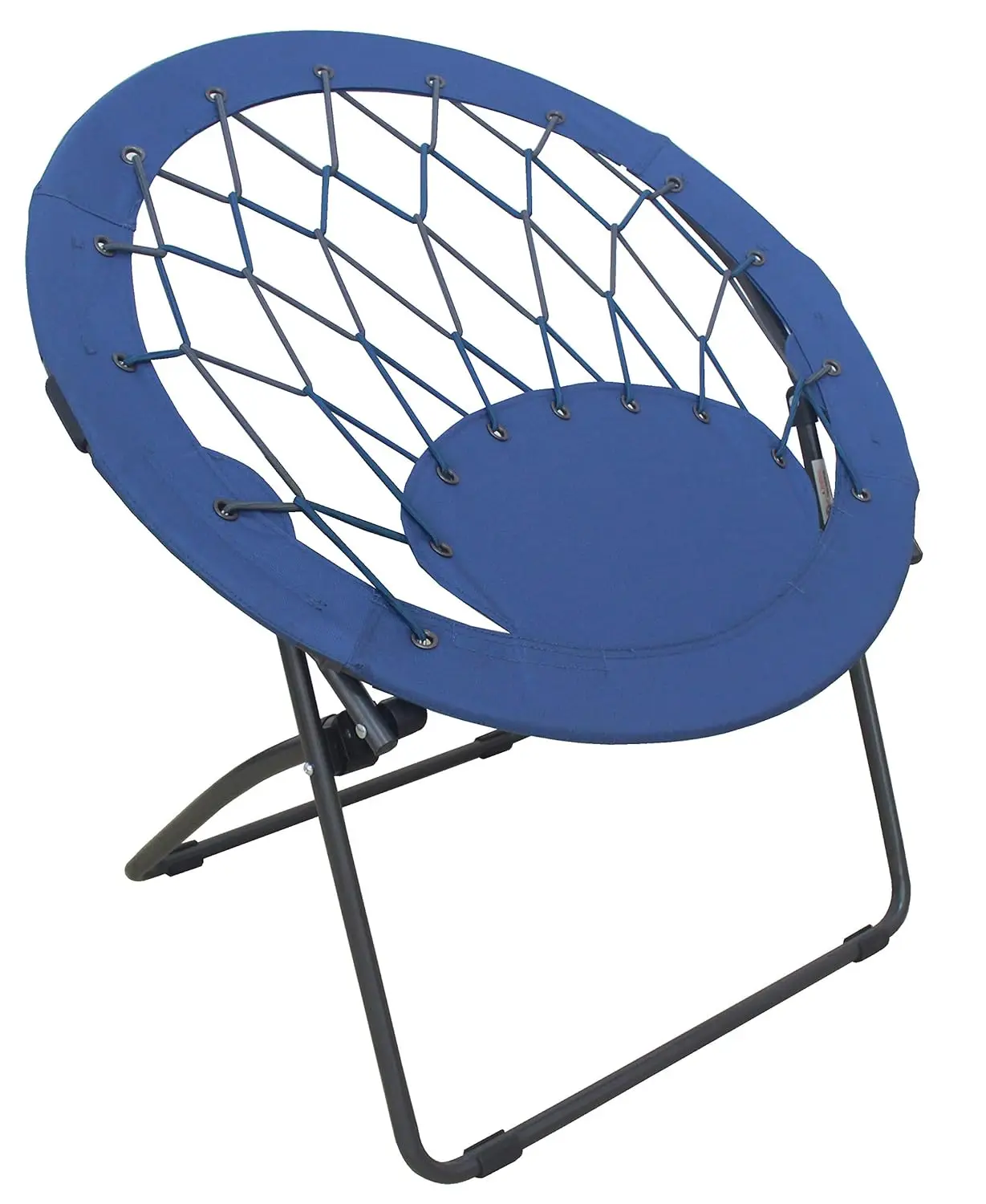 

Comfortable Bungee Folding Dish Chair Durable Metal Frame for Gaming Reading Dorm Bedroom 1-Pack, Customized