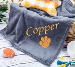 Custom Dog Blanket, Personalized Dog Blanket, Cat Blanket, Dog Lovers,Pet Name Blanket, Embroidered Dog Blanket, Dog Mom Gifts