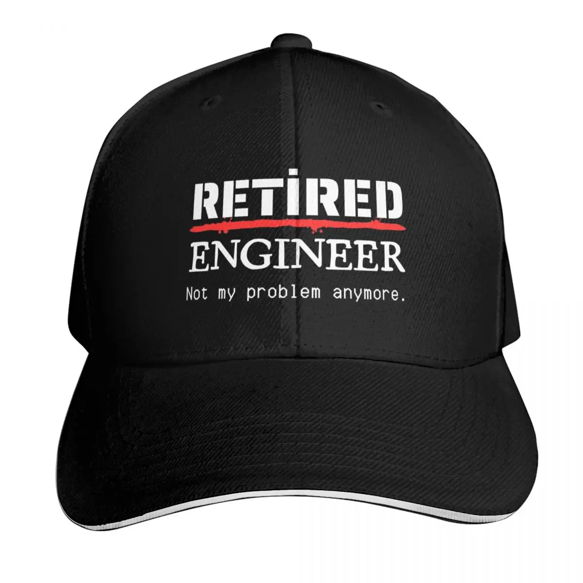 Retired Engineer-not my problem anymore Baseball Cap Sunhat western Hat Hat Beach Girl Men's
