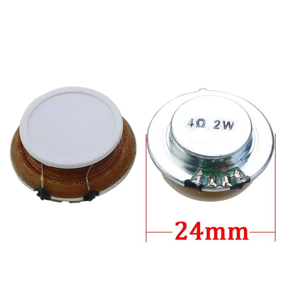 1Piece 4R 3W 2W 8W 8R 10W Audio Speakers 24/27/35/44mm Plane Vibration Speaker Resonance Speaker 15W 4 ohms DIY For Home Theater