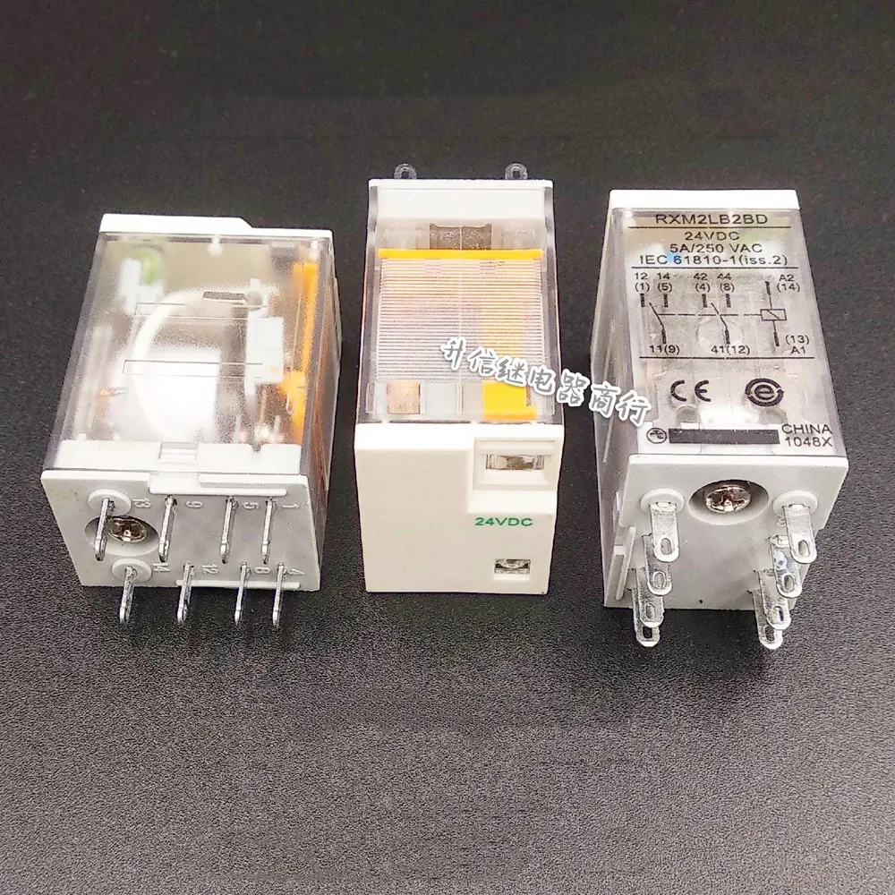 Original New 100% RXM2LB2BD 24VDC Relay 5A 24V 8pin
