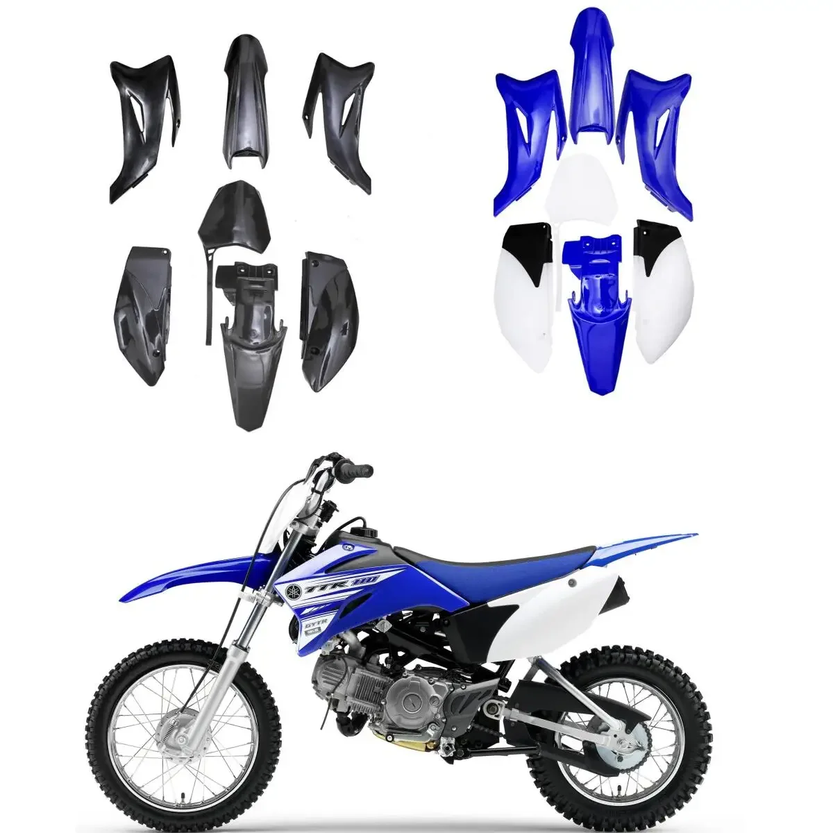 Motorcycle Accessories Plastics Fairing Fender Kit FOR YAMAHA TTR110 Dirt Pit Bike Pit Pro SSR170 SDG Motorcycles Fittings