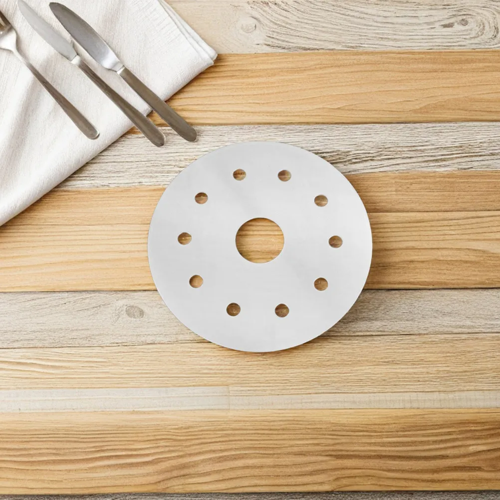 2pcs Heat Conduction Sheet Stainless Steel Round Plate For Electric Gas Stove Cooking Efficiency Kitchen Gadget Cookware