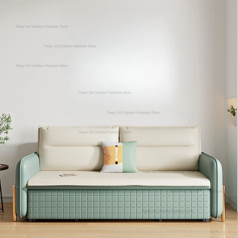 

Скандинавские креативные диваны-кровати: современный дизайнерский складной многофункциональный раскладной диван-кровать для гостиной FYSS