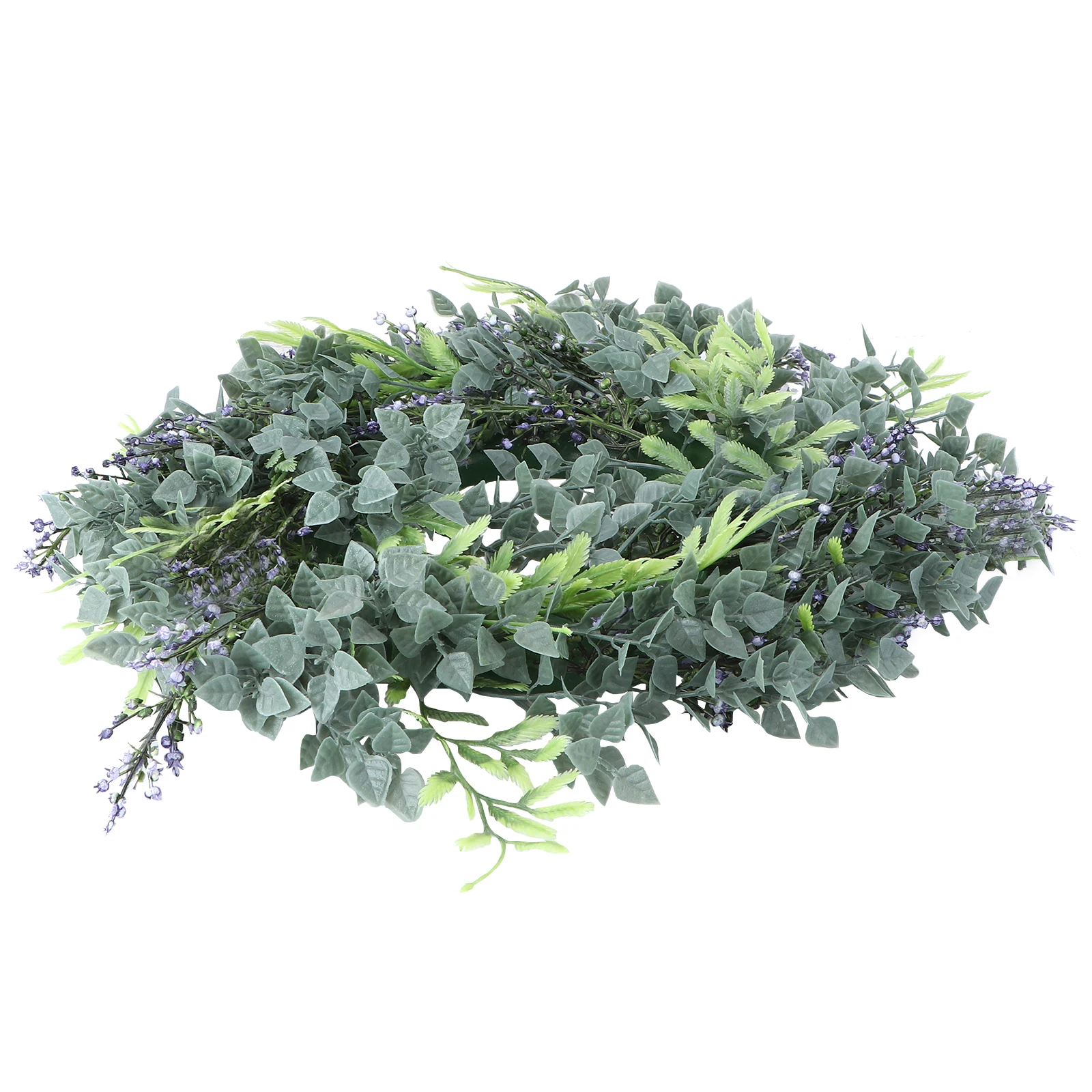 

1pc Artificial Garland Eucalyptus Purple Plastic Door Decorations Wreath Wedding Garland Decor Home Party Supplies