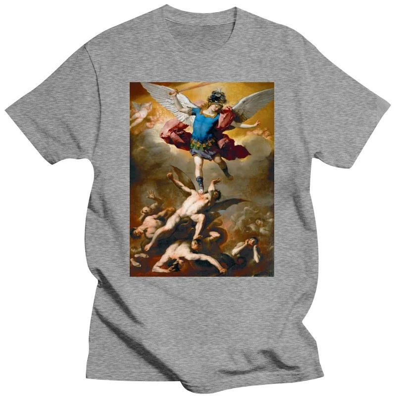 St Michael The Archangel Artwork T shirt st michael graphic print angel angels archangels saints saint saint michael