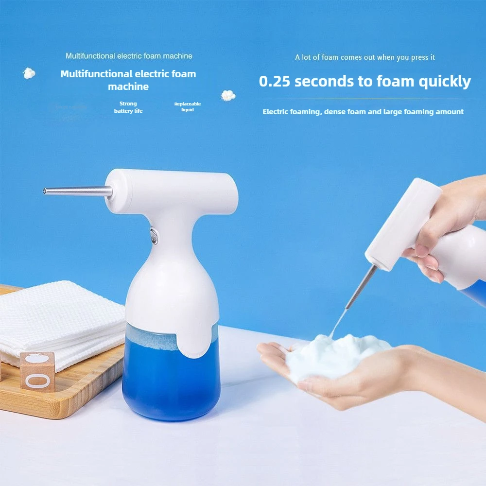 350ML Smart Foam Dispenser for Hand Soap Pet Bath Automatic Home Cleaning USB