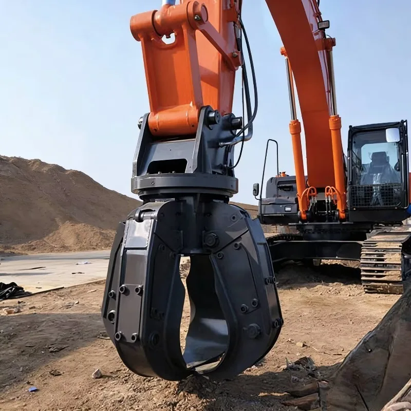 Hydraulic Grapple Tool for Quarry Material Handling