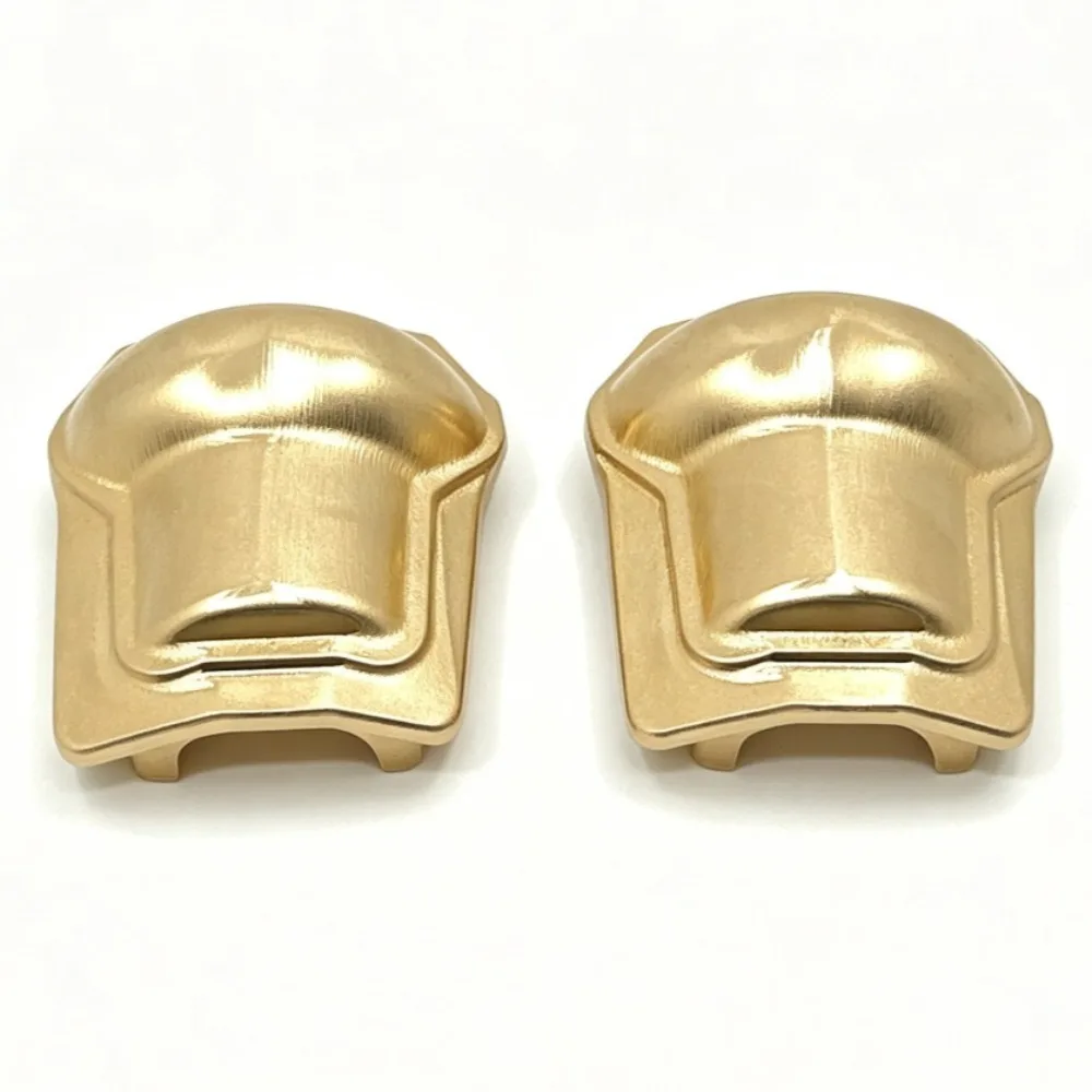 Brass Front Rear Axle Covers Upgrade Parts Compatible With WLTOYS 1/10 104006 104010 104020 104026 RC Car