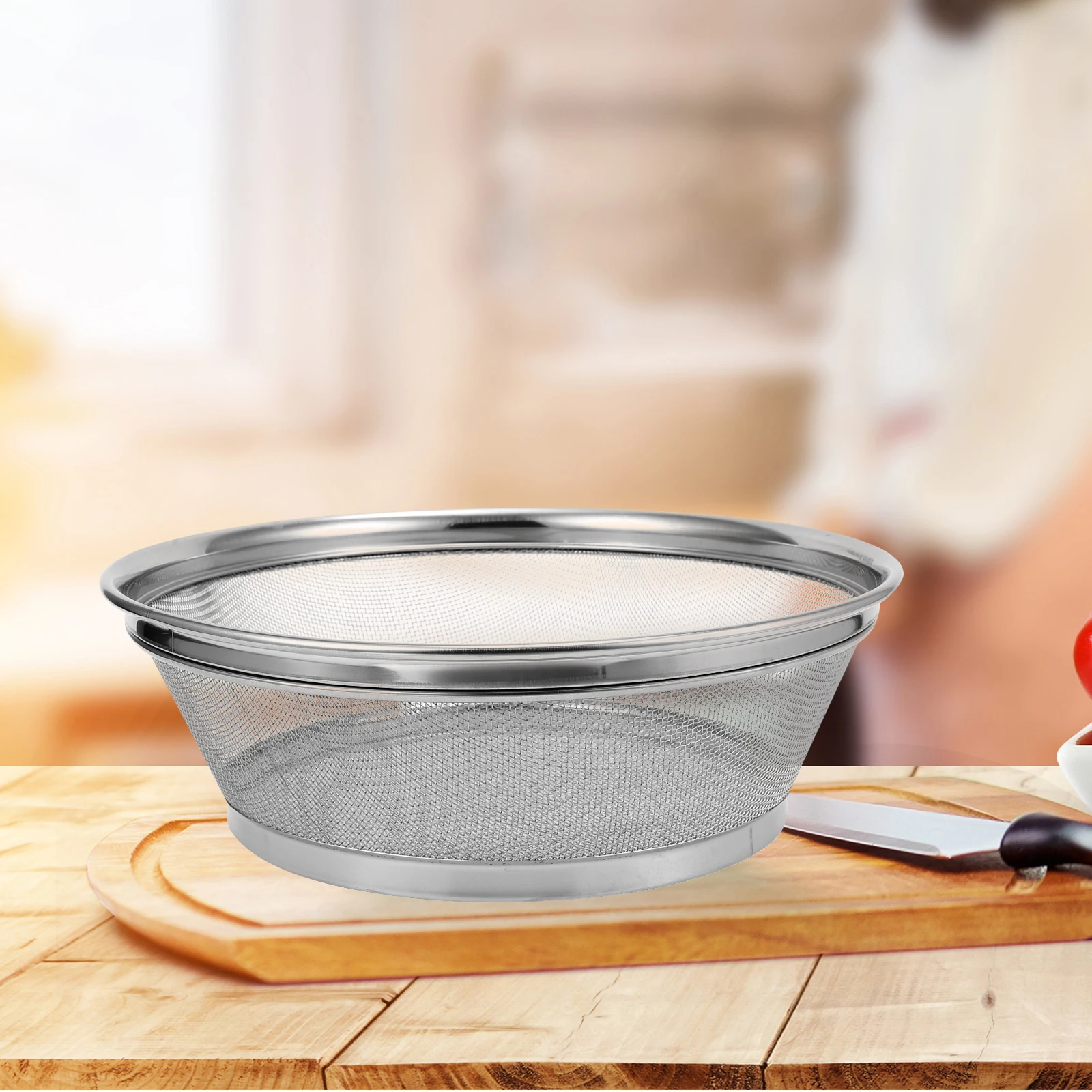 

3PCS Fruit Vegetable Washer Stainless Steel Drain Basin Kitchen Strainer Large Multipurpose Drain Basin Capacity Storage