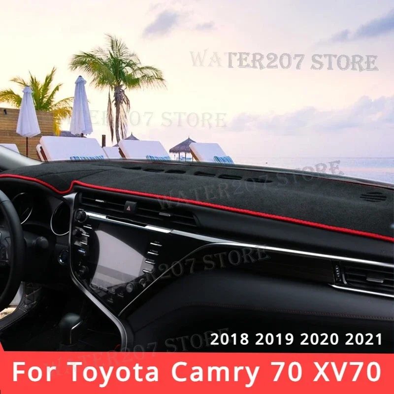 

Чехлы на приборную панель автомобиля для Toyota Camry 70 XV70 2018 2019 2020 2021