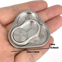 Triangle Magnetic Fidget Slider Funny Adult EDC Metal Fidget Anxiety Sensory Stress Relief Hand Spinner Toys