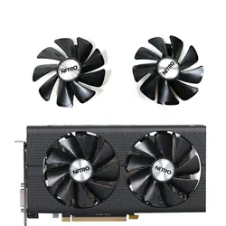 Original Sapphire RX 470 4G D5 OC CF1015H12D Cooler Fan For Sapphire RX 470 480 580 570 NITRO graphics card cooling fan