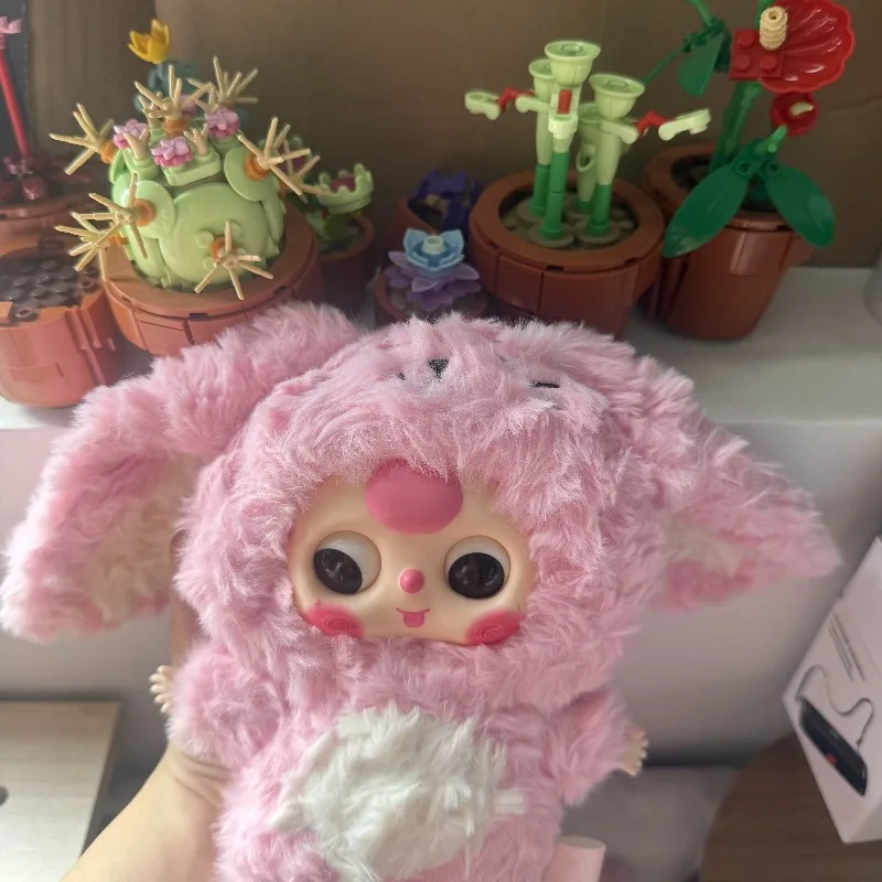 

Cute Vinyl Face Plush Blind Box Mystery Baby Three V3 Kawaii Figure Doll Surprise Collection Toy Gift