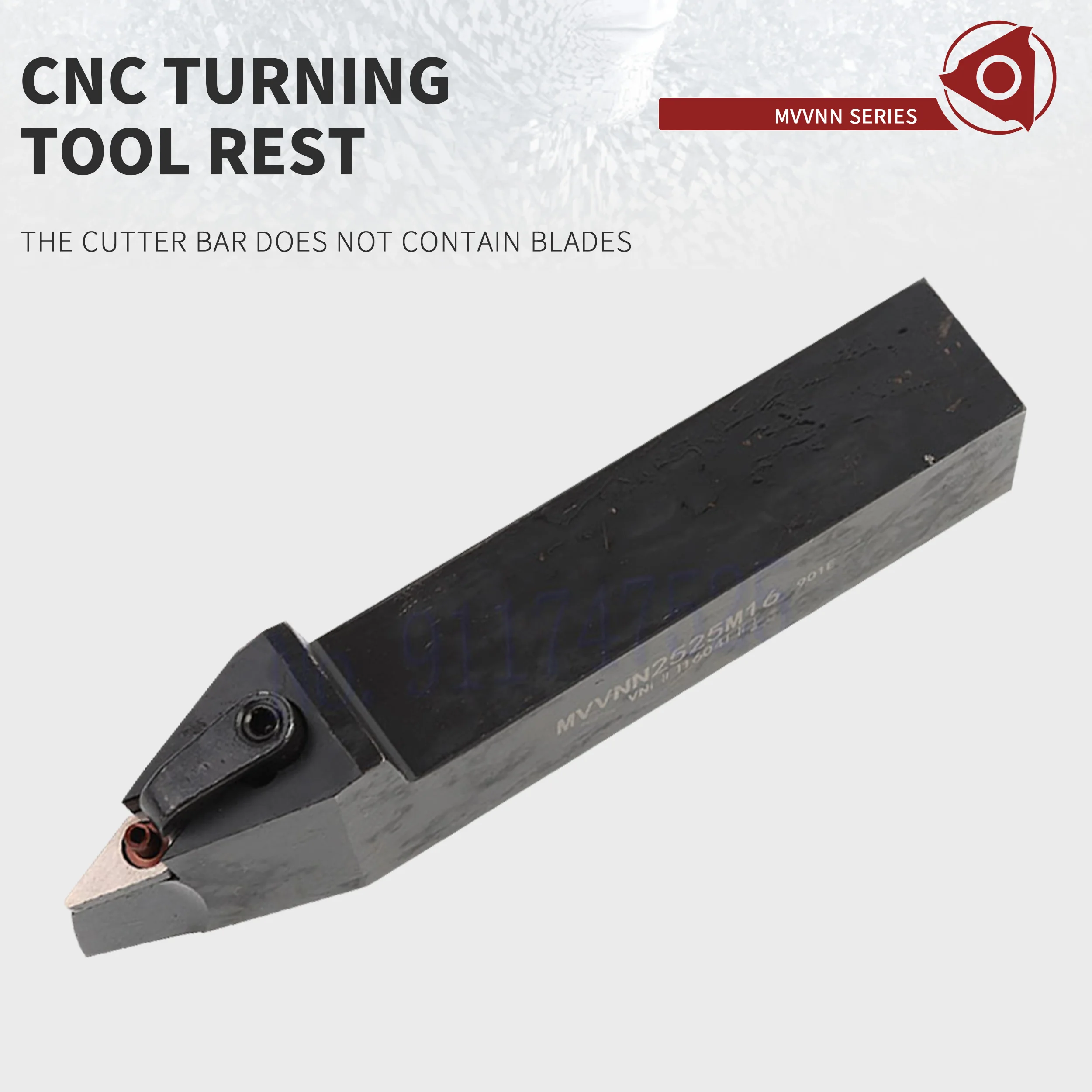 حامل أداة تحول خارجي MVVNN1616H16 MVVNN2020K16 MVVNN2525M16 MVVNN ، أدوات قطع المخرطة CNC ، مقاوم للتآكل ، متين
