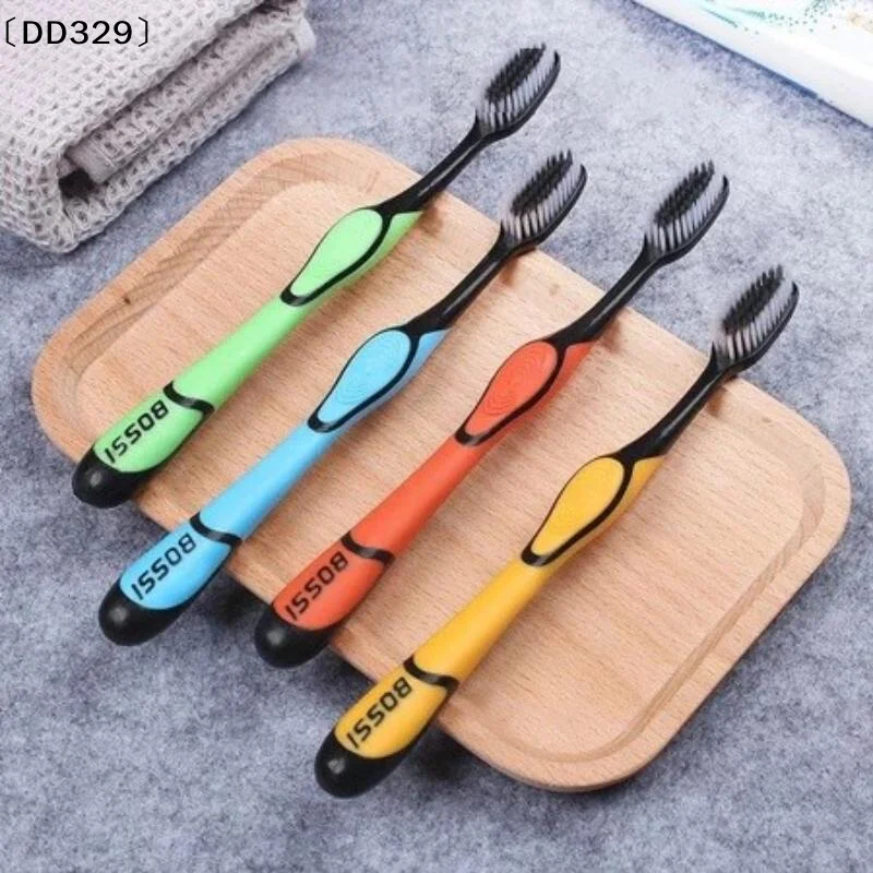 3/5/10 PCS Manual Toothbrushes Ultra Soft Charcoal Bristles Non Slip Handle For Adult Daily Home Oral Care〔DD329〕