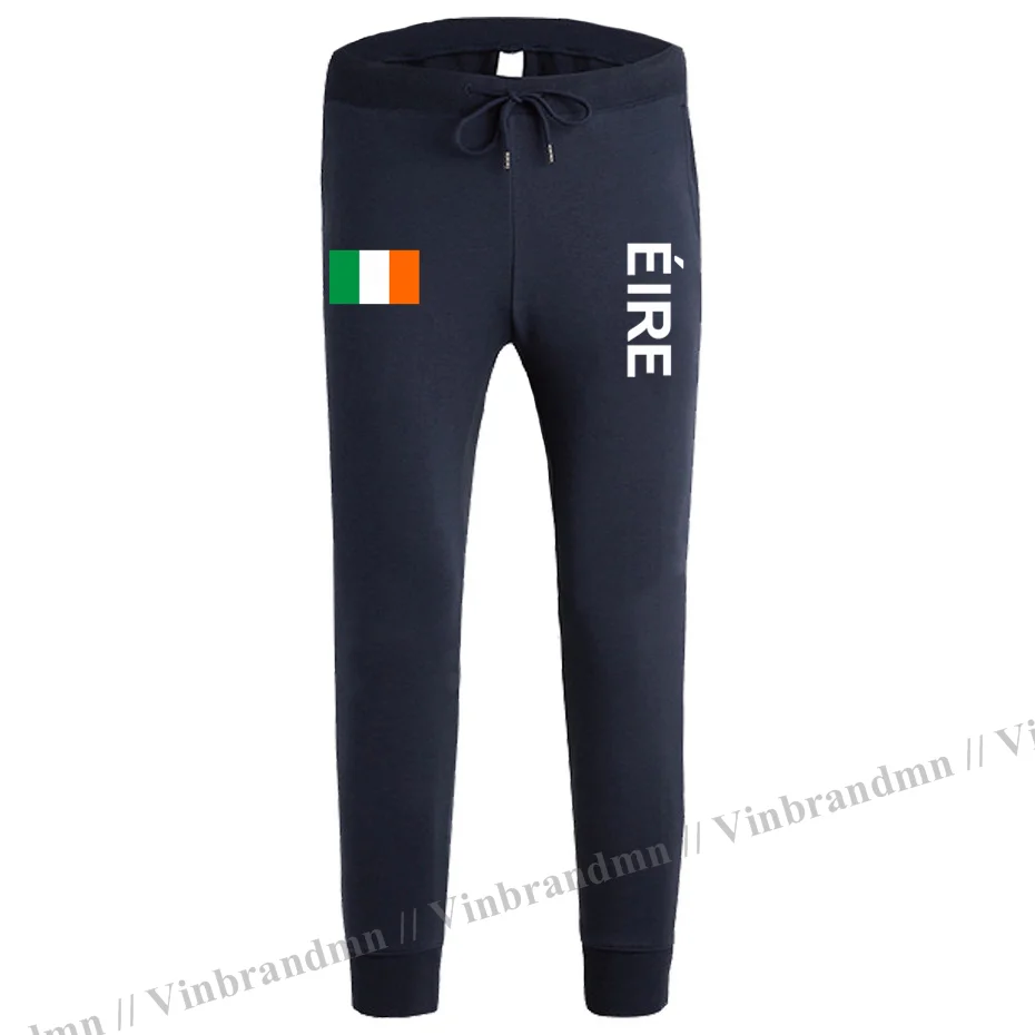 

Ireland The Irish Eire IE mens pants joggers jumpsuit sweatpants track sweat fitness fleece tactical casual nation country NEW