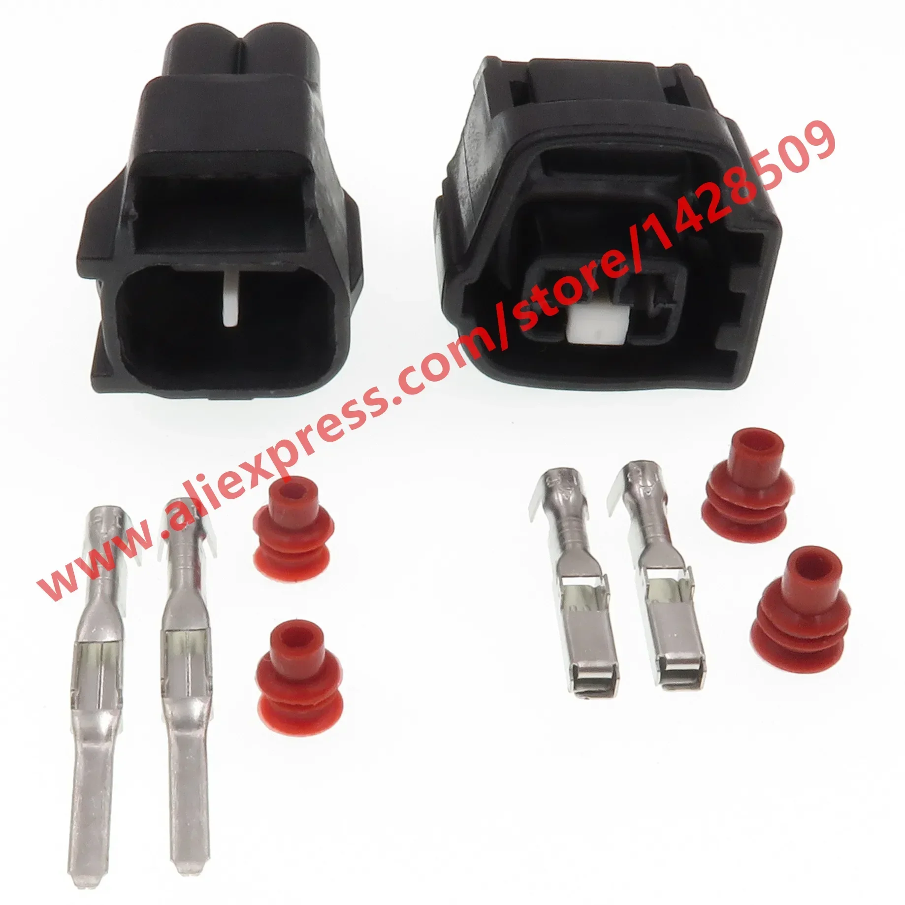 1 Set 2 Pin Automotive Gearbox Plug Reversing Light Socket Waterproof Female Male For Toyota 7282-7028-30 7283-7028-30