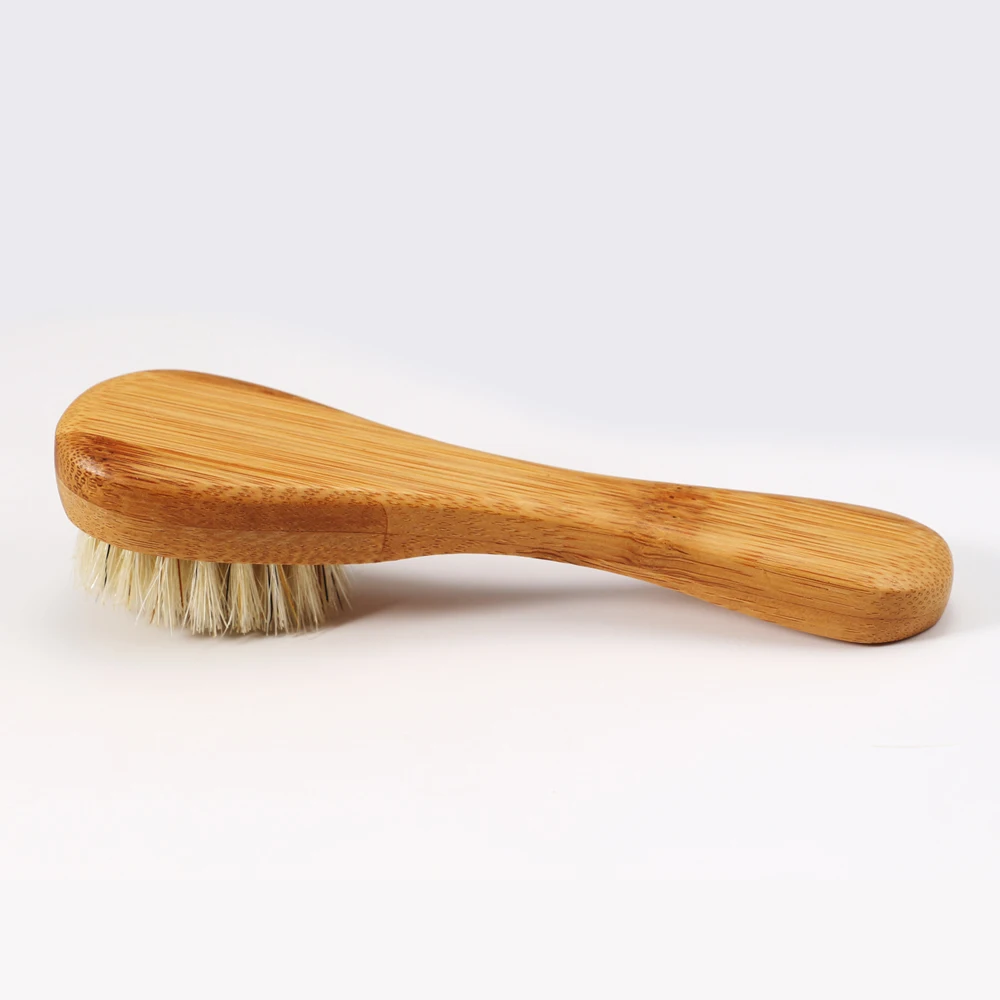 1~10PCS Natural Face Brush Bristles Exfoliating Face Brushes Wooden Woman Man Skin Care Body Brush Massager Scrubber Tools