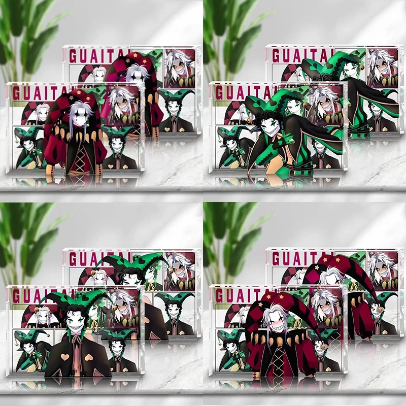 The Freak Circus Pierrot Harlequin Cosplay Acrylic Ornaments Cartoon Scary Clown DIY Stuff Anime Halloween Party Costumes Props