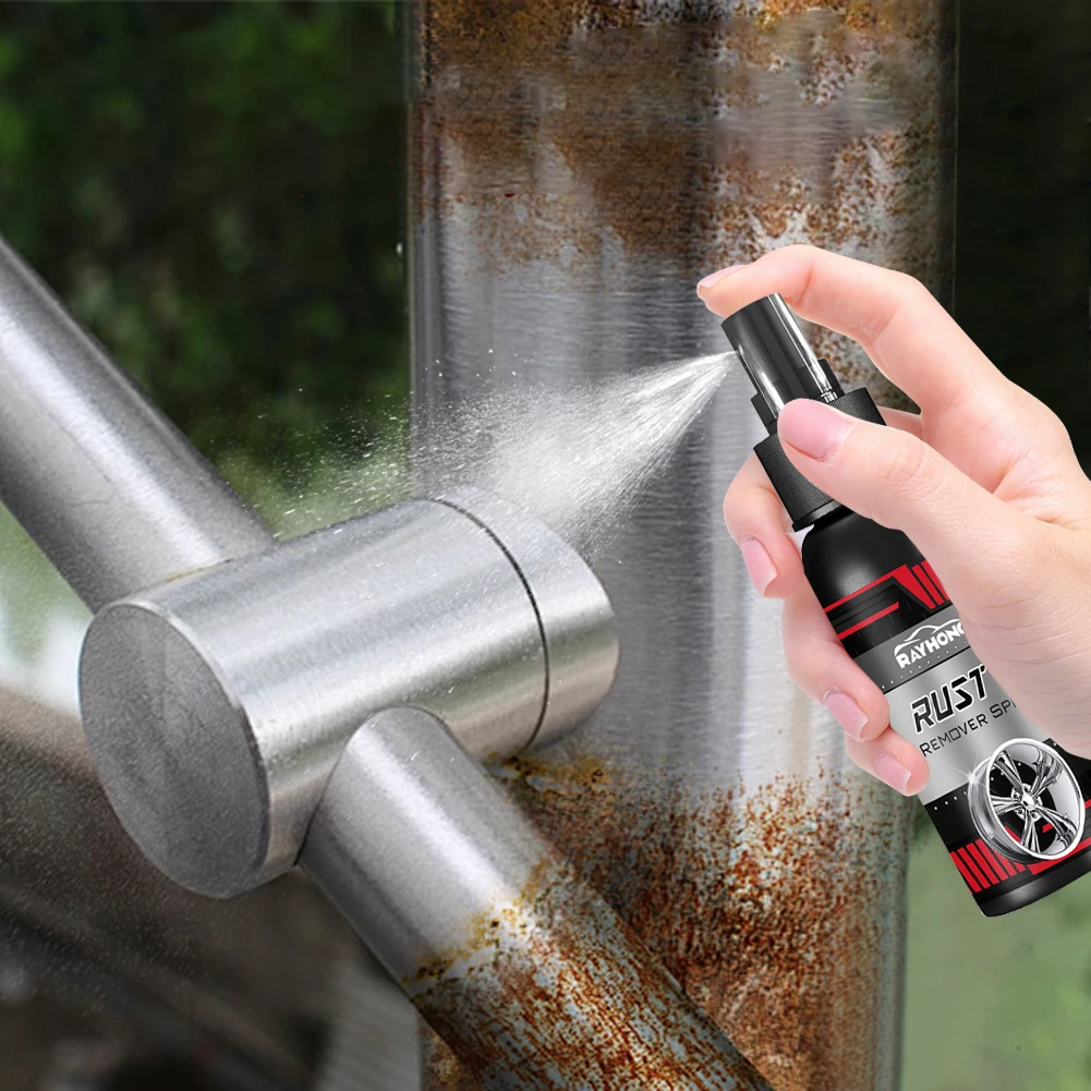 30ml Car Rust Remover Spray, Super Rust Cleaner & Rust Inhibitor, Metal Surface Chrome Paint Maintenance Agent for Auto Cleaning