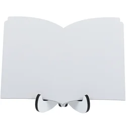 Book Photo Board Decorate White Wooden Frame Sublimation Blank Product Picture Display Transfer DIY Accessories Unique