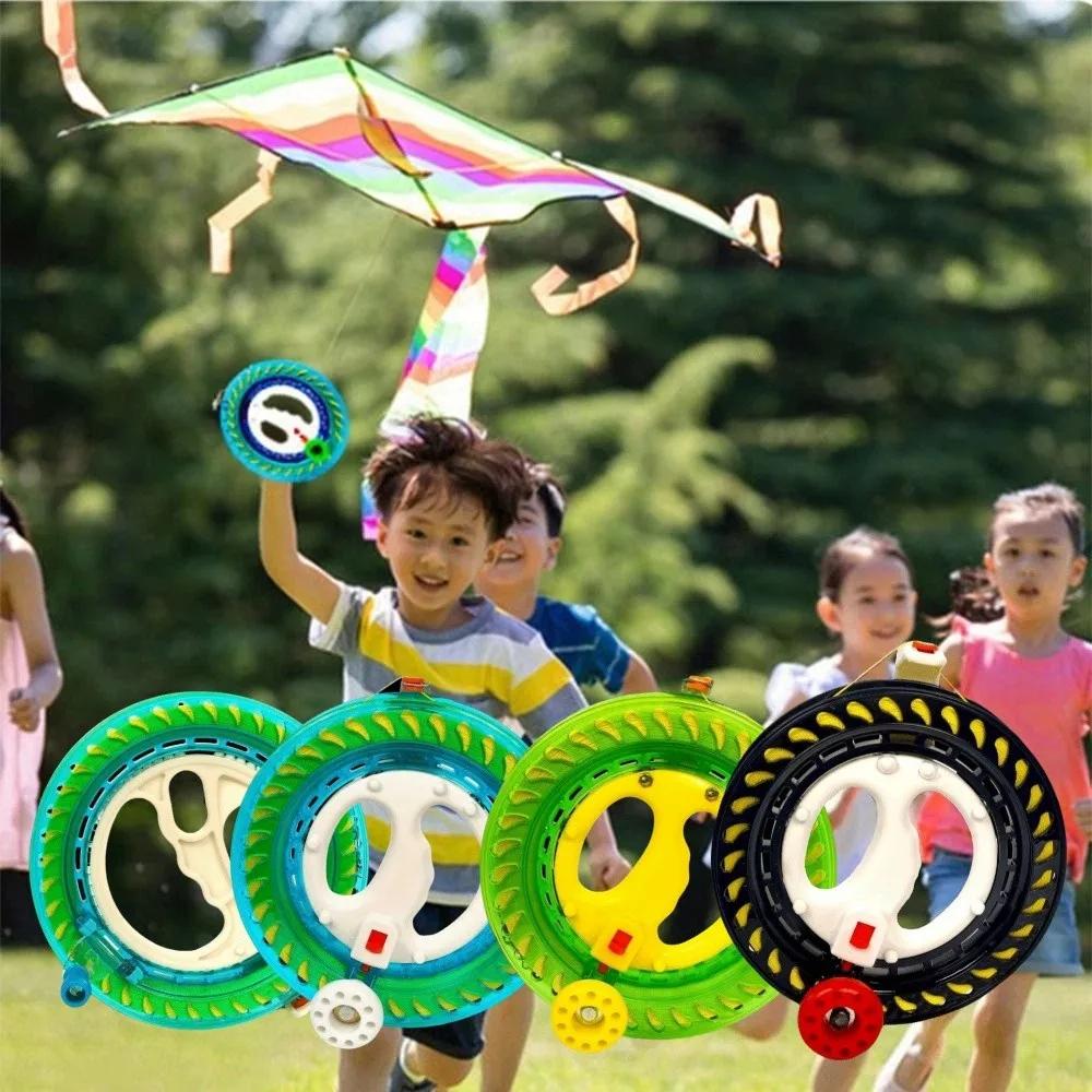 

150/300/400/500M Kite Reel Winder with Line Plastic Professional Flying Tool Winder with Lock Flight Handle Tools