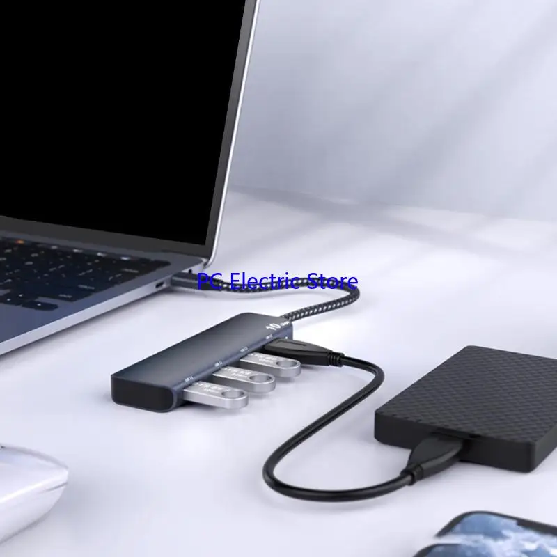 

F19C 4 в 1 USB C HUB Power Delivery USB 3.2 Multiopt Adapter Hub для ноутбука