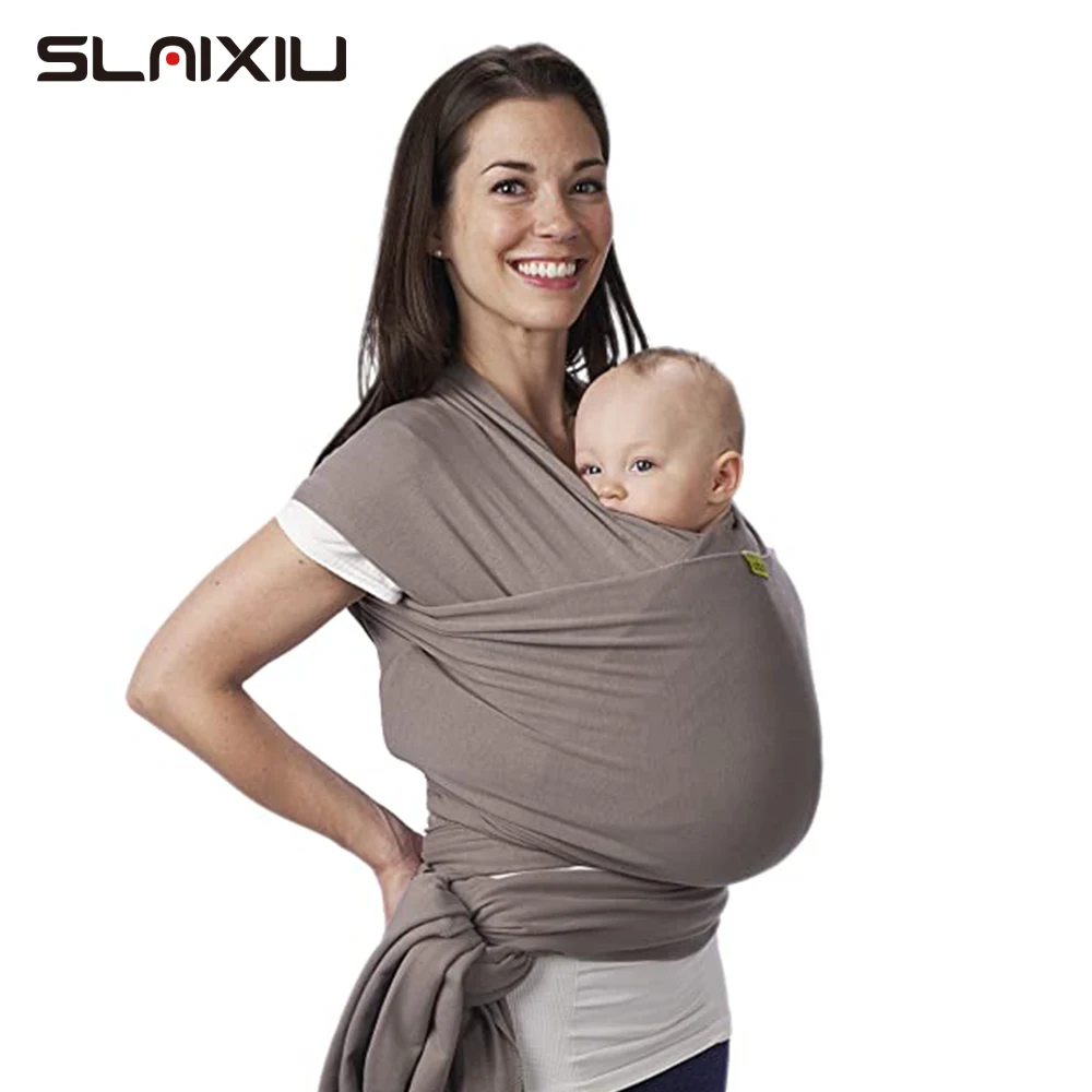 Original Stretchy Baby Wrap Carrier, Sling Infantil, Perfeito para bebês recém-nascidos e crianças, até 35 Lbs