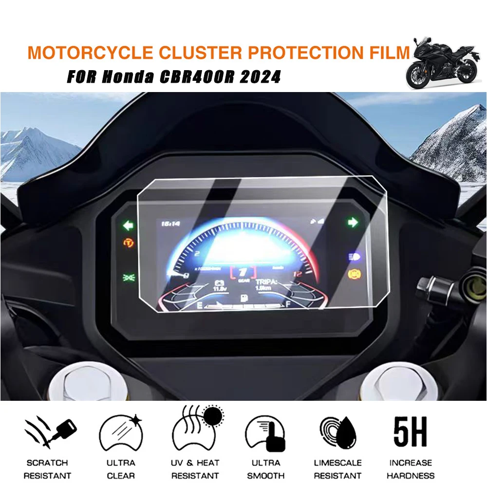

For Honda CBR400R CBR 400 R cbr 400r 2024 Scratch Cluster Screen Dashboard Protection Instrument Film Motorcycle Accessories