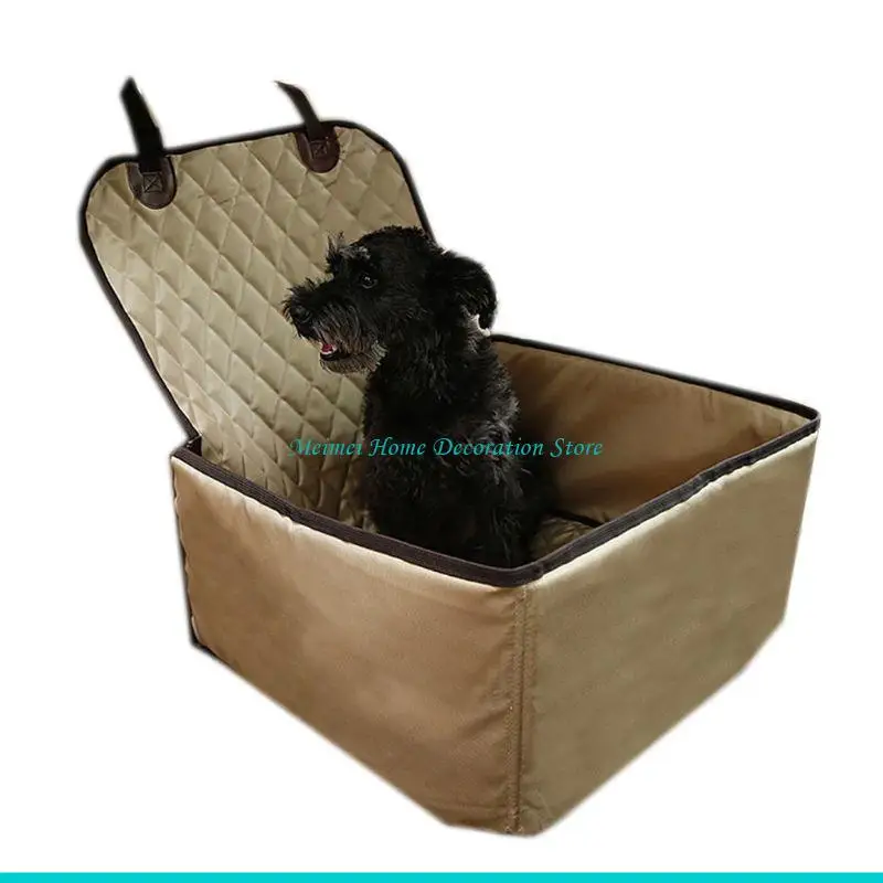 

H7BF утолщенный водонепроницаемый автомобиль для собак на спинку сиденья с прочными боковыми ремнями для маленьких и средних