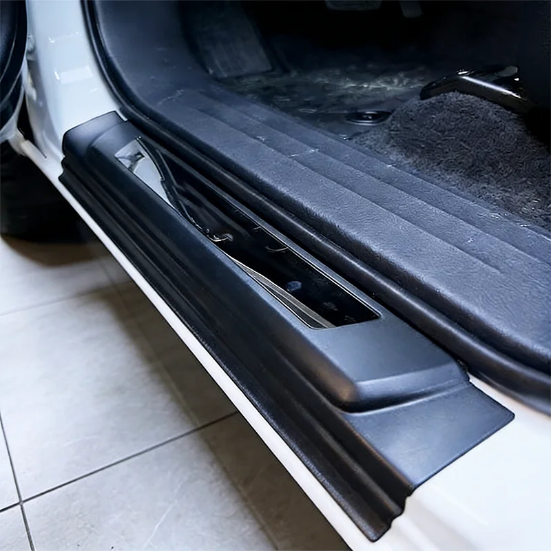 Plastic side Pedal For Hilux Revo 2015-2021 auto Door Sill Scuff Plate door plate body kits accessories view 3