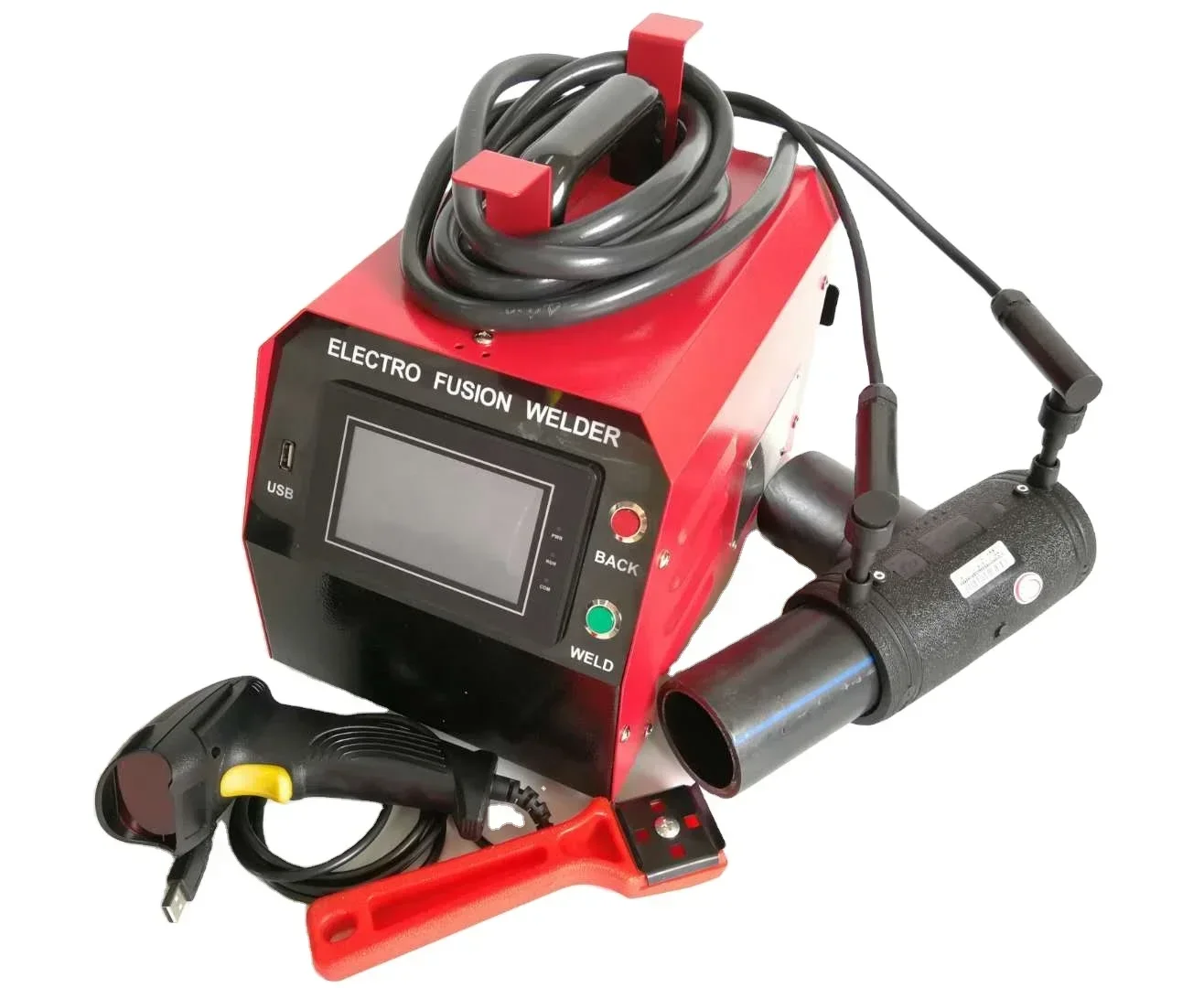 HDPE Pipe Electro Fusion Welder 20 315mm 20-220V AC Output, For Steel Mesh GAS Pipe Fitting Welding Automatic Data Logger
