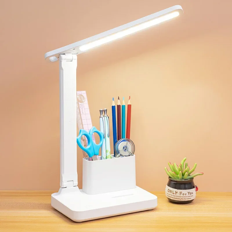 

New Table Lamp LED Touch Eye Protection Charging Folding Rotating Special Plug-in Reading Student Table Lamp