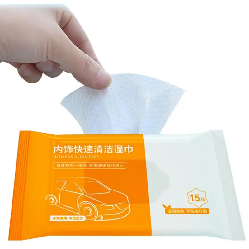 

Car Cleaning Wet Wipes Car Interior Wipes Multipurpose Glass Leather Interior Refurbish Cleaning Care Wet Wipes Car Cleaning