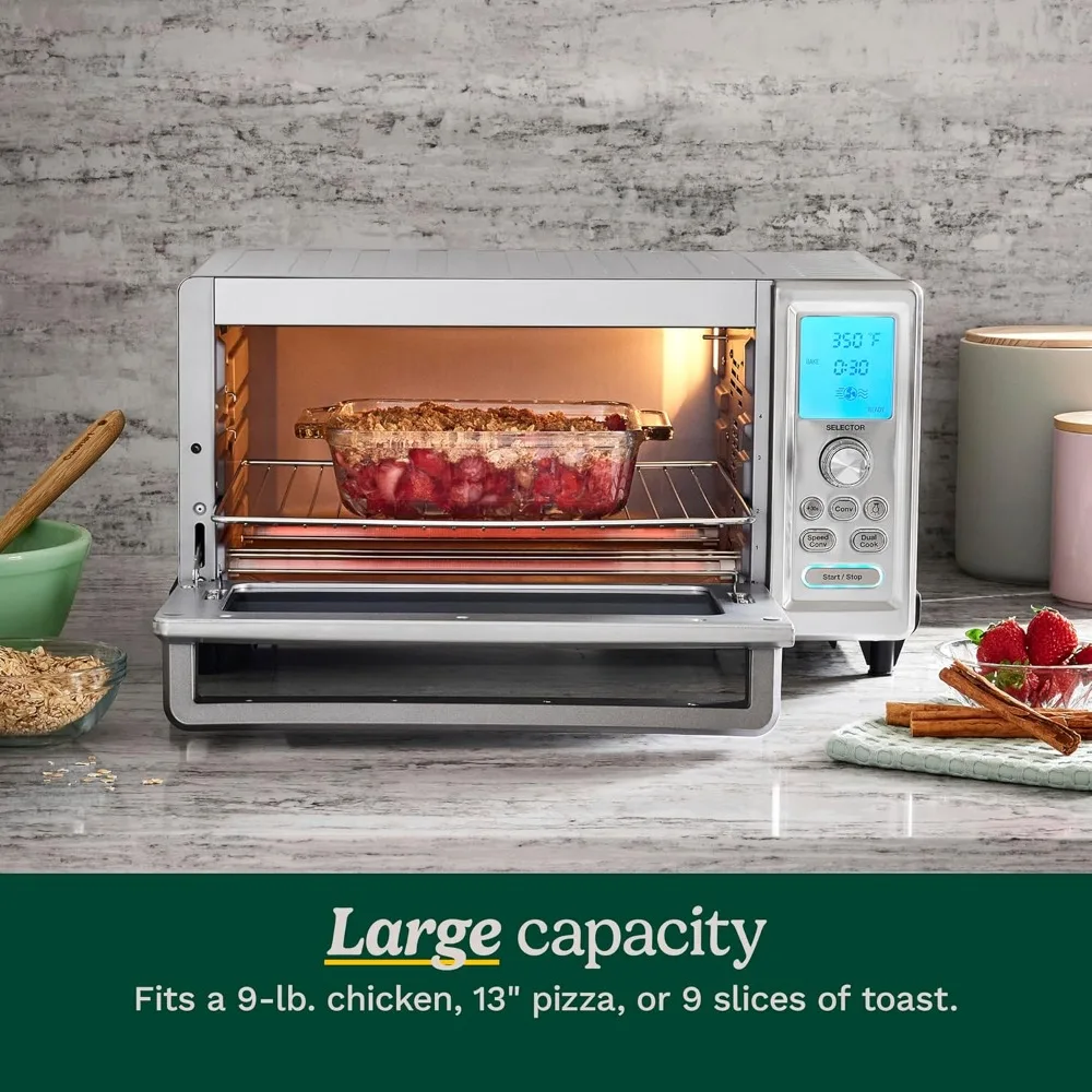 Convection Toaster Oven, Stainless Steel, 16.93