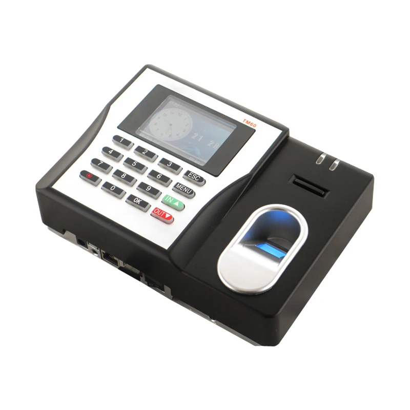 Biometric Fingerprint Password Attendance Machine Employee Checking-in Recorder Time Machine