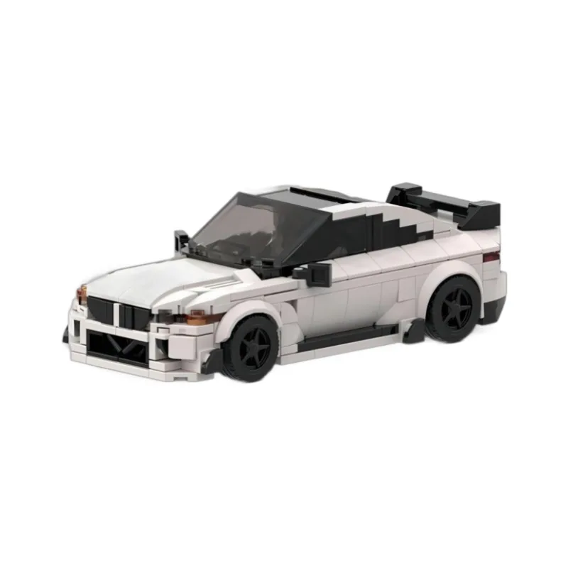 Speed Series M2 Racewagen met twee auto's Bouwstenen MOC- 129191   Beroemd merk auto-assemblagemodel puzzel kinderen speelgoed jongen verjaardagscadeau