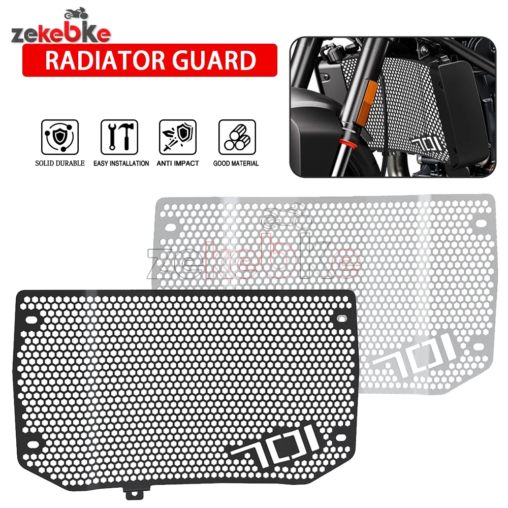 For Husqvarna Svartpilen 701 Vitpilen 701 2018-2020-2021 Motorcycle Accessories Radiator Protection Grille Guard Protector Cover