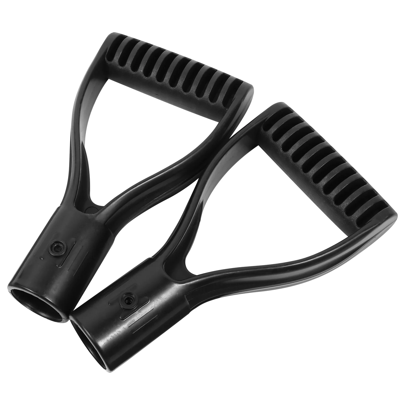 

2 Pcs Truck Handle Handlebar Grips Plastic Replacement Parts Spade Handshake