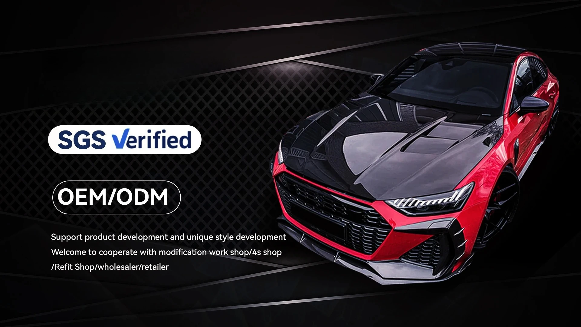 غطاء محرك السيارة من ألياف الكربون بفتحات تهوية لسيارة Mercedes-Benz CLA C-CLASS W204 2007