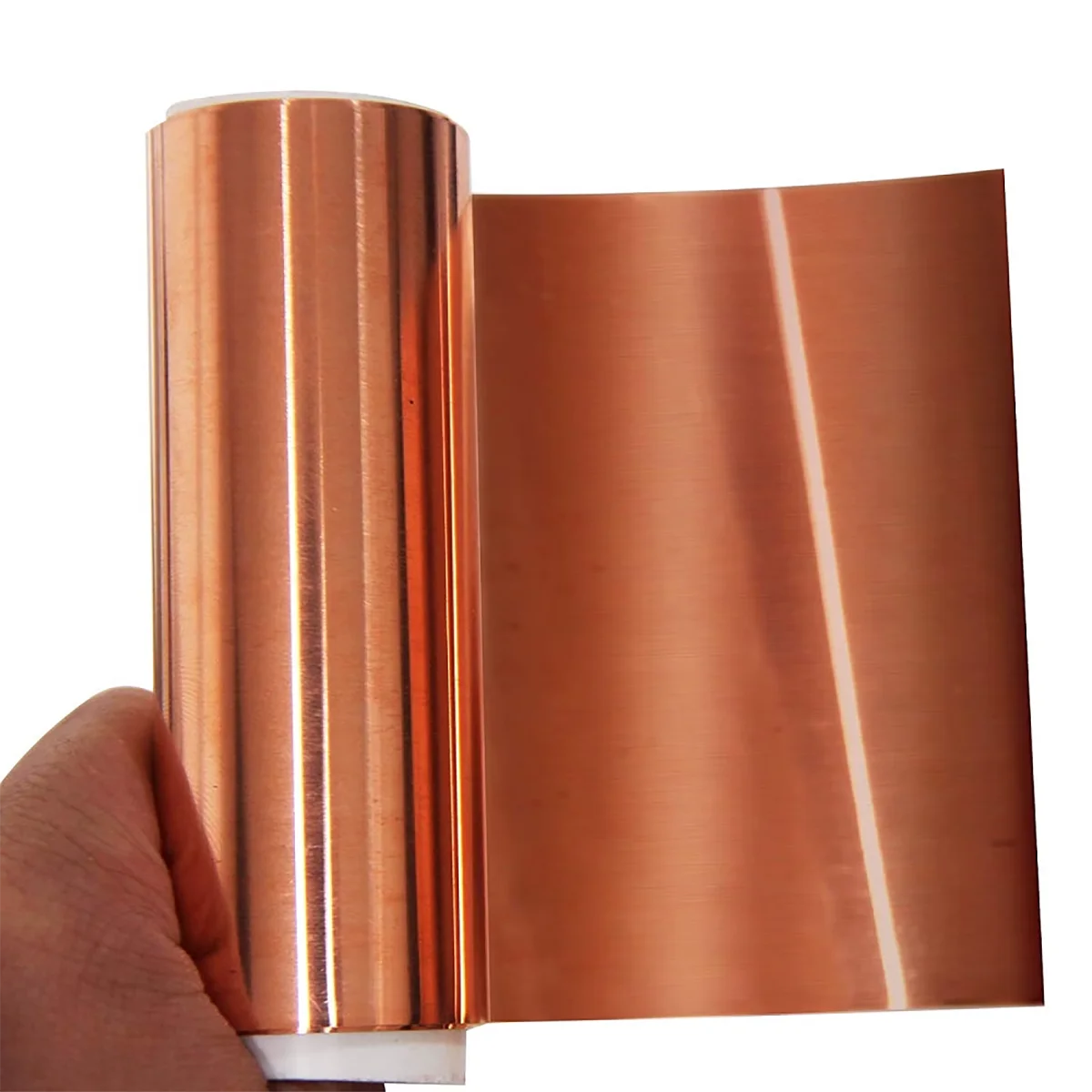 Pure Copper Foil Strip, High Electrical & Thermal Conductivity Metal Blank for Industrial Fixture, DIY Machining, Shielding
