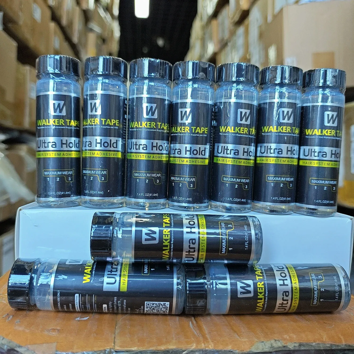 10PCS 1.4 OZ 41.4ml Wig Tape Max Hold Hair System Adhesive Hair Replacement Lace Glue for Hair Toupee or Lace Wig